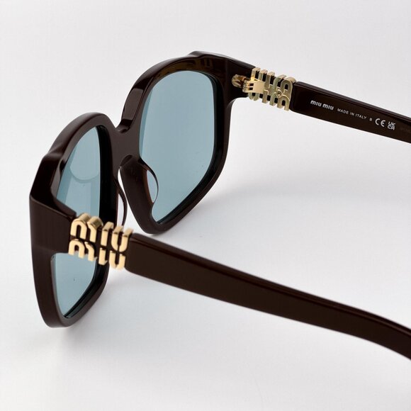 Miu Miu Women’s Oversized Sunglasses – Brown Blue Model MUA07S 24D20R main image 4